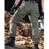 Zimowe softshelly termiczne spodnie Tactical Spodne Mens Runki Spodnie ładunkowe wodoodporne ciepłe spodni 240220