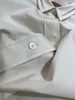 T-shirt da donna Camicia da ufficio con finiture in puro cotone primavera estate