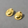 Versatile Temperament Unique European and American Personality Niche Fashion Sense Irregular and Exaggerated Trend Cool Gold and Silver Earrings Earrings