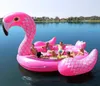 5M énorme piscine gonflable flamant rose flotteur piscine flotador gigante été 68 énorme licorne gonflable piscine géante île bateau natation9989232