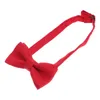 Hundehalsbänder POPETPOP Haustierhalsband Verstellbare rote Punktfliege Leichte Druckknopfschnalle Schleife für Katze