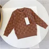 Maglione con cappuccio di design per bambini Brand Neutral Maglione di alta qualità Maglione per bambini Felpa con cappuccio autunno e inverno per bambini caldo di alta qualità 100-150 cm A15