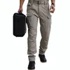 Pantaloni tattici da uomo elasticità con tasche multiple pantaloni tattici militari da uomo slim outdoor impermeabile Army Cargo 240226