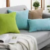 1Pcs Solid Color Corduroy Pillow Case Decorative Sofa Cushion Cover 40x40cm 45x45cm 30x50cm Home Decor 240223