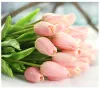 Tulipas de látex artificial pu buquê de flores flores de toque real para decoração de casa casamento decorativo 11 cores válidas 2024303