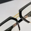 Vintage Brille Brillen Schwarz Gold Rahmen Klare Gläser Männer Frauen Luxus Brille Shades Occhiali da sole UV400 Brillen