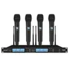 Microphones Professional UHF Wireless Microphone System Handhållen Lavalier Home Karaoke Party Stage5250349