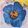 100pcs 9cm Foam Frangipane Frangipani Flower Sinensis Flower Head Artificial Tropical Hibiscus 16 colors 2024303