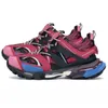 2024 low price Designer Womens Mens Shoes Track 3 Sneakers Luxury Trainers Black White Pink Blue Orange casual shoes