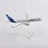 Jason Tutu 16cm Orijinal Model Airbus A320 Uçak Model Düzlem Model Uçak Diecast Metal 1400 Ölçekli Fabrika Damlası 240229