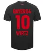 24 25 Bayer Leverkusens Football Jersey Wirtz Boniface Hincapie Hofmann Tapsoba Schick Palacios Frimpong Grimaldo 24 25 Champion Home and Away Men's Football Shirt