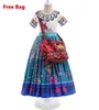 Вечернее платье Encanto для девочек, костюм принцессы, детский карнавальный костюм Мирабель на Хэллоуин, платье для маленьких девочек, рождественское платье Cainival, платье 221535470