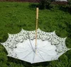 Spets Bridal Parasols Wedding Paraply Ny ankomstpografi Props 82 cm Diameter 68 cm Längd Vackra brudtillbehör1066941