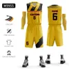 DIY Team Doubleside Reversible Youth Training Uniforms Basketball Match Quickdrying Jerseys Mens Sleeveless Suits 240228