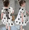 Sommer Mädchen Kleid Große Polka Dot Prinzessin Kleider Süße Kinder Kleidung Baby Mädchen Kleidung Nettes Kleid Kinder 3 4 5 6 7 8 jahre4912763