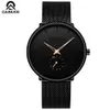 Cainuos Fashion Mens Watches Top Quartz Watch Men Casual Slim Mesh Steel Waterproof Sport Watch Relogio Masculino274h