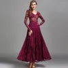 Stage Wear Ballroom Waltz Dance Dress Tango Costumes Foxtrot Competition Woman Modern National Standard