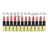 Lipstick Matte Waterproof Lipsticks Rouge A Levres Gold Tube Easy to Wear Coloris Makeup Lip Stick1763170