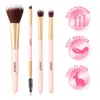 Brosse à poudre libre pour cheveux doux, brosse à sourcils, Blush, Blush, fard à paupières, ensemble complet de pinceaux, outils de beauté