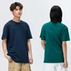 100 Cotton T Shirt For Men Womenshort Sleeve Summer Plain Topssolid Casual Male Tee ShirtShigh Quality Clothing7.4oz 210GSM 240226