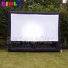 10x7m (33x23ft) all'ingrosso Piccolo schermo cinematografico per proiezione gonfiabile mini proiettore TV per esterni air cinema Palloncino con soffiaggio ad aria per attrezzature per feste a casa per bambini