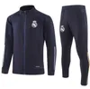 2023 hommes Kids Soccer TracksuitSits Vini Jr 22 23 24 Real Madrids Fottball Training Costume Long Zipper Mbappe Tracksuit Football Jogging