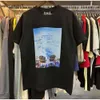 Kith Camisetas de moda para hombre Camisetas de diseño Cielo azul Nube blanca Diversión Bosque Estampado Letra de alta calidad Camiseta Kith Camiseta de manga corta de gran tamaño para hombres y mujeres 1181