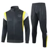 2023 24 niños y hombre Borussia Dortmund chaqueta de chándal conjuntos de fútbol REUS BELLINGHAM traje de entrenamiento conjunto de fútbol Survetement 22/23/24 hombres ropa deportiva