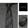 Designer Accessori moda Marchio Cravatte da uomo 100% seta jacquard Cravatta classica intrecciata a mano per uomo Cravatta da matrimonio casual e da lavoro 66
