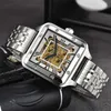 38% OFF montre montre hommes femmes débardeur nouveauté homme classique automatique mouvement mécanique bracelet en acier inoxydable nouveautés montre-bracelet cadeau