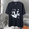 SS24 SHOW MENS TEE DESIGNER MEN KORT SLEEVED FANZINE MOTIF TRINTED COMON T-shirt Vacations Beach Man Party Trendy T-shirts