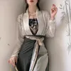 Chinese Song-dynastie Hanfu Jurk Traditionele Bloemenprint Prinses Jurk Vrouwelijke Chic Oosterse Dagelijkse Gewaad 3 Delige Set 240220