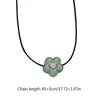 Pendant Necklaces Floral Necklace Comfortable Leathers Cord Suitable For Party