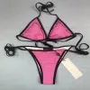 Hochwertiger Damen-Bikini-Set, sexy Zweiteiler, bedruckt, wunderschöner Badeanzug, luxuriöser Schwimm-Badeanzug