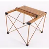 Camp Furniture Outdoor Portable Camping Table Aluminum Alloy Storage Ultra-light Folding Tables Picnic Egg Roll Black Foldable Desk