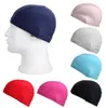 Adult Bathing Cap Solid Color Swimming Hat Cloth Multiple Styles Elastic Force Portable Swim Pool Supply5376356