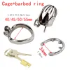 Super Small Stainless steel Chastity Cage with Anti-off Ring Male Chastity Belt Sex toy man