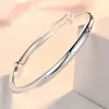 New romantic Lucky Clover 14k Gold bracelets Bangles for women fashion party wedding jewelry Adjustable Holiday gifts