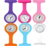 Promoção Presentes de Natal Colorido Broche de Enfermeira Fob Túnica Relógio de Bolso Capa de Silicone Relógios de Enfermeira Favor de Festa 7925671