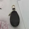 Ringar Keys Keychains Rings Plaid Leather Pendant Charms Fashion Design Pouches Jewelry Gift 240303