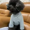 Vêtements de chien Vêtements d'été en plein air Chiot Chat Princesse Robe Teddy Sling Sans manches Coton Stretch Petit Vêtements pour animaux de compagnie en gros XS