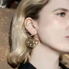 Boucles d'oreilles pendantes en pierre Cz pour femmes, grande étoile, lune, croissant, Vintage, élégant, Unique, bijoux Cool