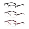 Solglasögon 1,00- 4,00 Spring gångjärn ultralätt diamantklippta läsglasögon Presbyopia glasögonglasögon