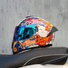 Full Face Racing Helmen Winter Warm Dubbel Vizier Motorhelm Motorsporthelm 240301