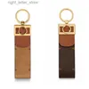 Porte-clés de marque de styliste, porte-clés de luxe avec boucle, accessoires de sacs faits à la main, cadeau multicolore 240303