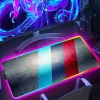 BBMW Pc Gamer Großes Mauspad Tastatur Hintergrundbeleuchtung Zubehör RGB Anime Xxl Gaming Mousepad Schreibtischschutz Erweiterte Matte Hintergrundbeleuchtung