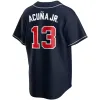 2024 Baseball Jersey 13 Ronald Acuna Jr. 7 Dansby Swanson Gold Program Matt Olson Mens Ozzie Albies Women Austin Riley Youth Travis d'Arnaud Dale Murphy Arcia