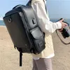 Rucksack Chikage PU-Leder wasserdichte Handtasche mit großer Kapazität USB-Schnittstelle17-Zoll-Computer Reise Outdoor Umhängetasche Mann