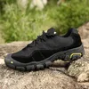 Chaussures Mesh Sneakant Breakable Men en plein air Classic Black blanc Soft Jogging Walking Tennis Shoe Calzado Gai 0029 94