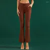 Pantalons pour femmes Dance Bell Bottoms pour femmes Minceur Exercice Fitness Sensation nue Yoga Show Automne et hiver